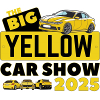 Big Yellow Car Show 2025 Car Window Sticker